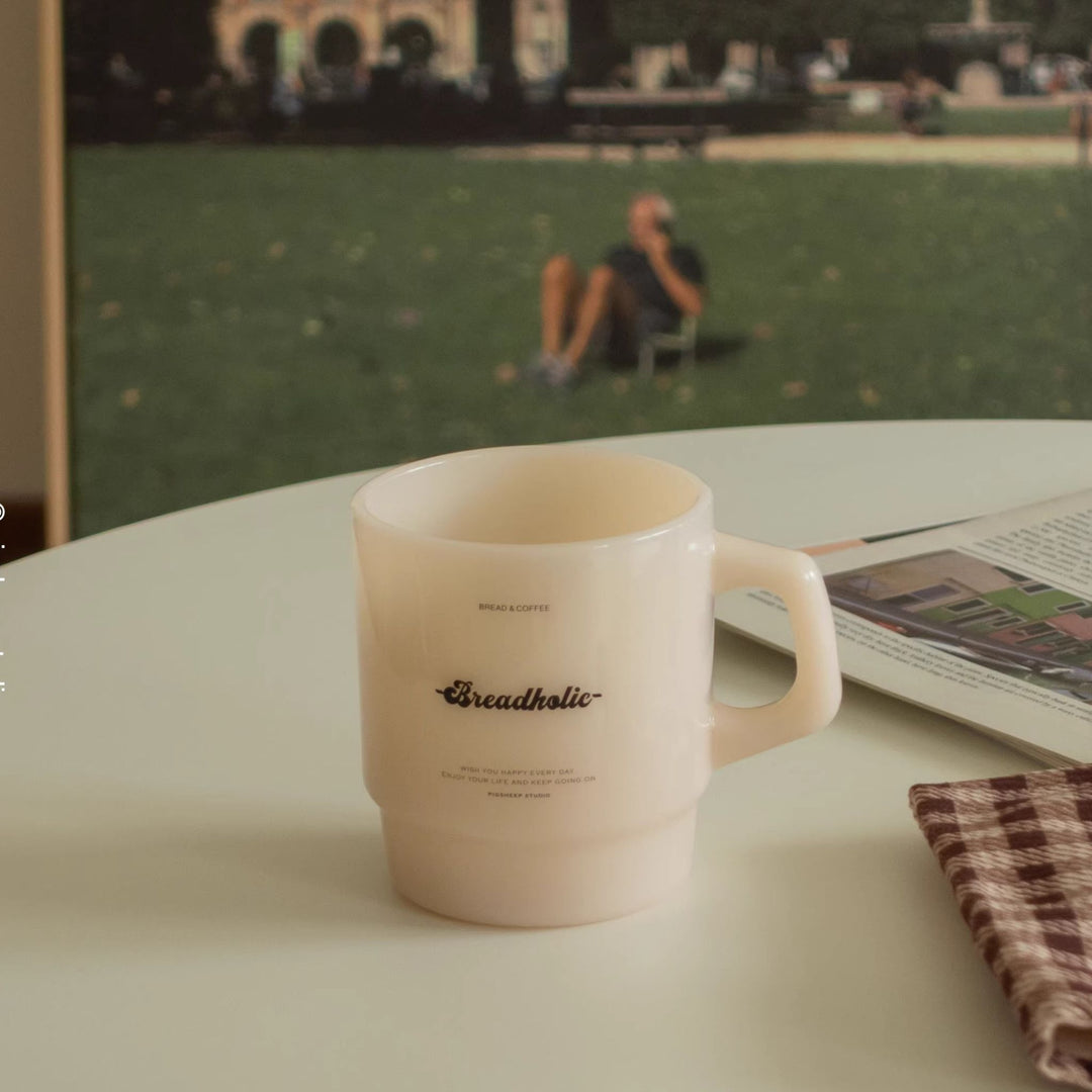 Vintage 1960s Milk Cup Stackable Mug - Breadholic