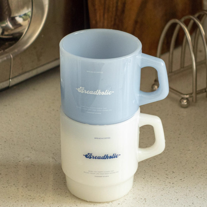 Vintage 1960s Milk Cup Stackable Mug - Breadholic