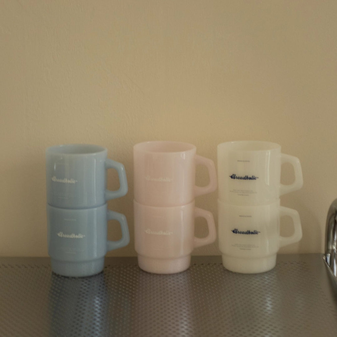 Vintage 1960s Milk Cup Stackable Mug - Breadholic