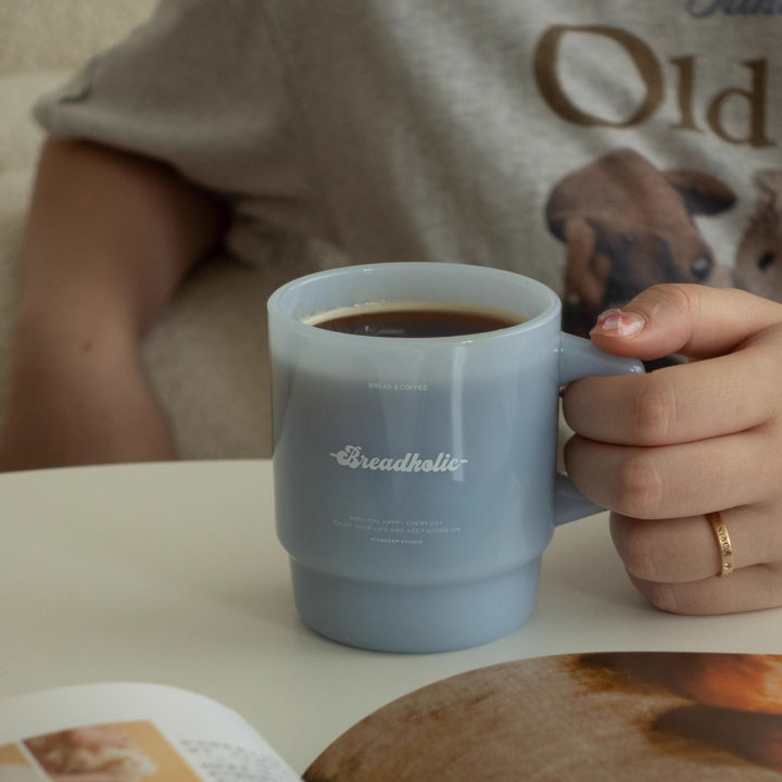 Vintage 1960s Milk Cup Stackable Mug - Breadholic