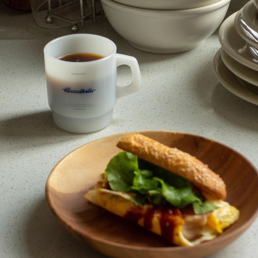 Vintage 1960s Milk Cup Stackable Mug - Breadholic
