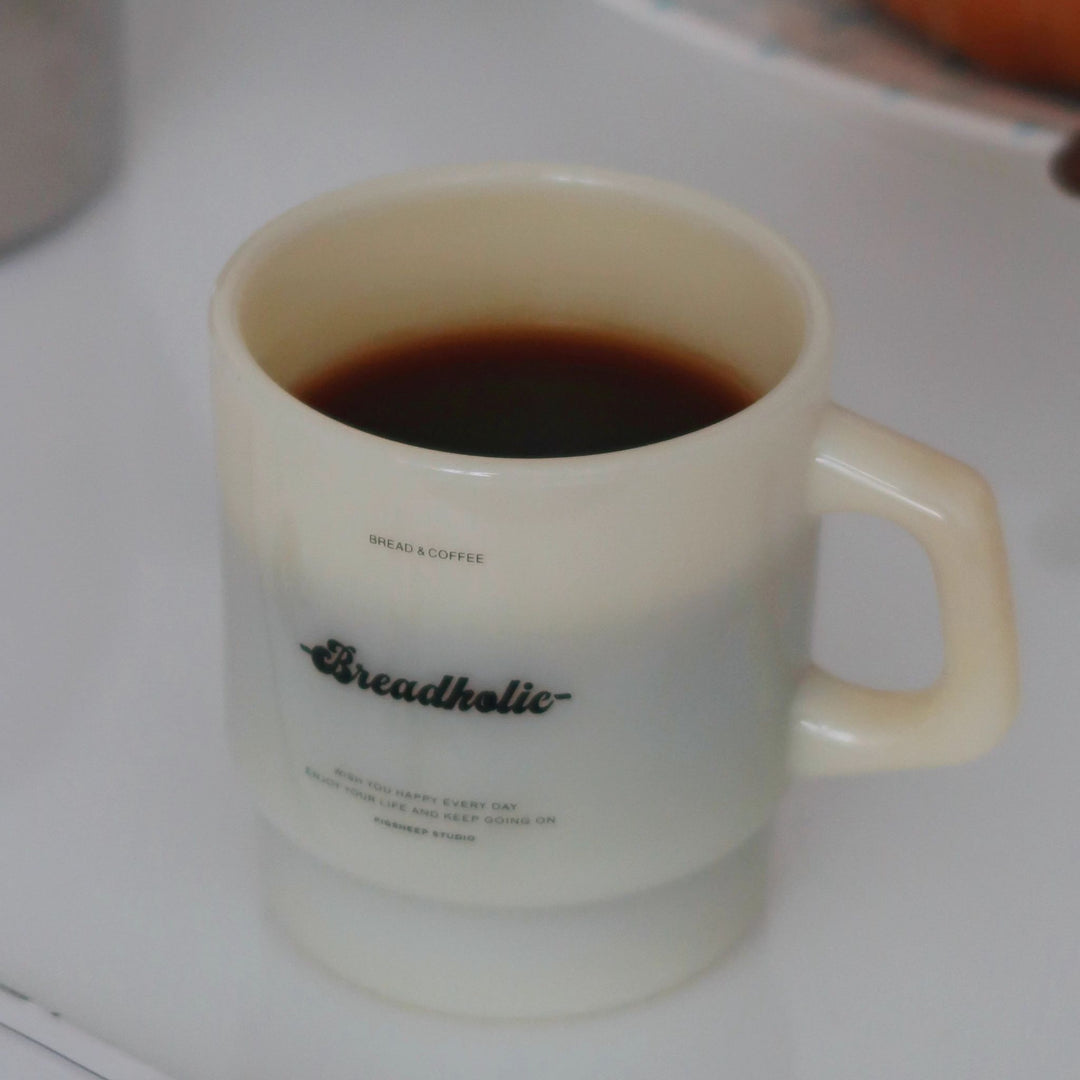 Vintage 1960s Milk Cup Stackable Mug - Breadholic