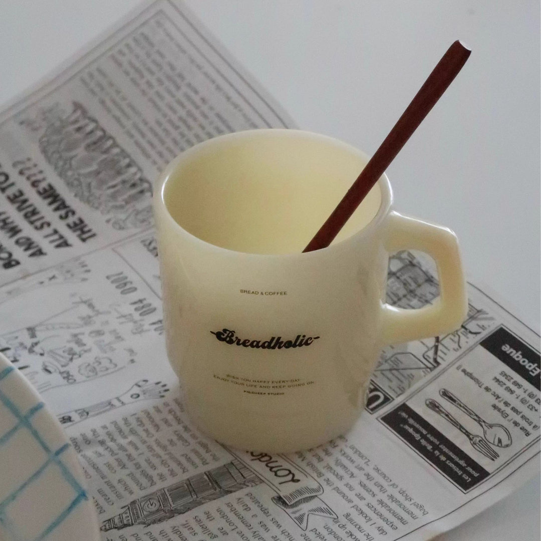 Vintage 1960s Milk Cup Stackable Mug - Breadholic