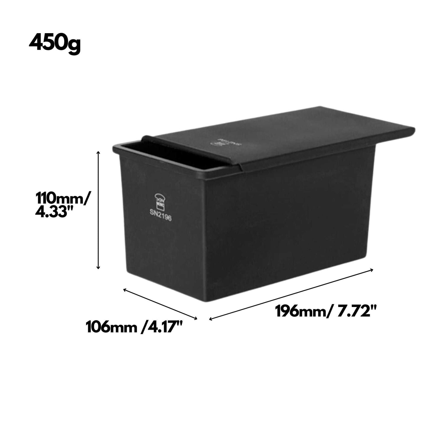 Pullman Loaf Pan with Lid, alternate view 6