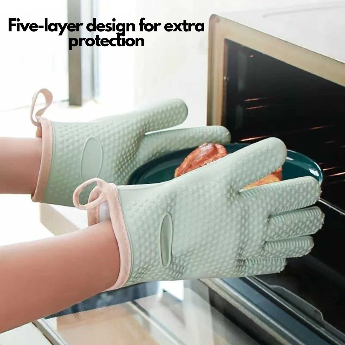 Heat-Resistant Baking Gloves, alternate view 7