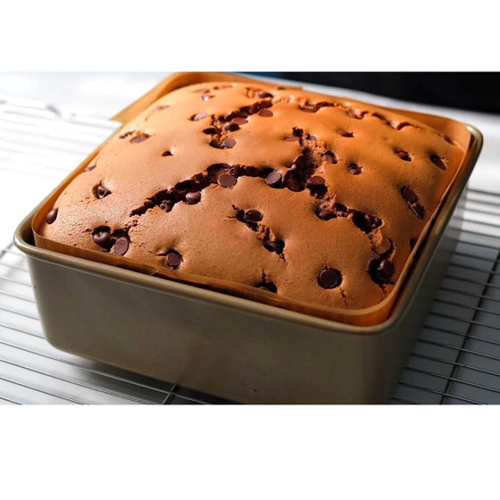 Square non-stick castella cake pan, alternate view 2