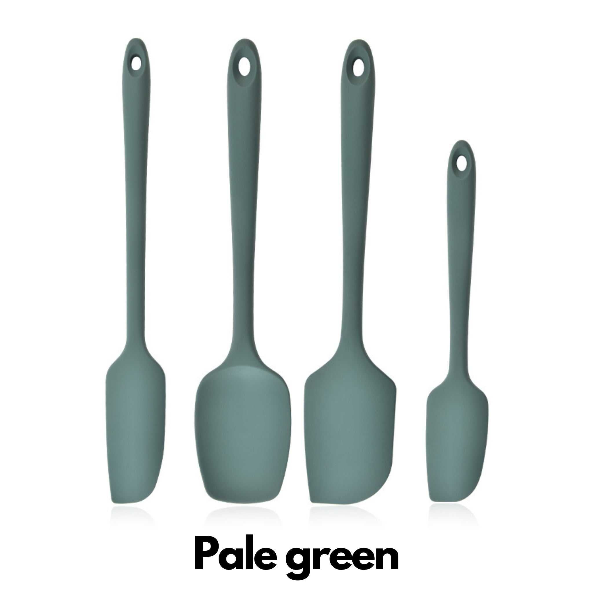 Mini Sage Green Silicone Cooking Utensils Set of 4