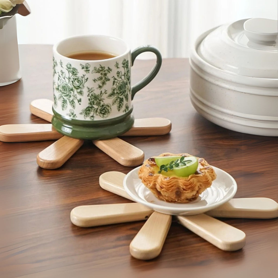 Wooden Trivets for Hot Dishes Christmas Tree