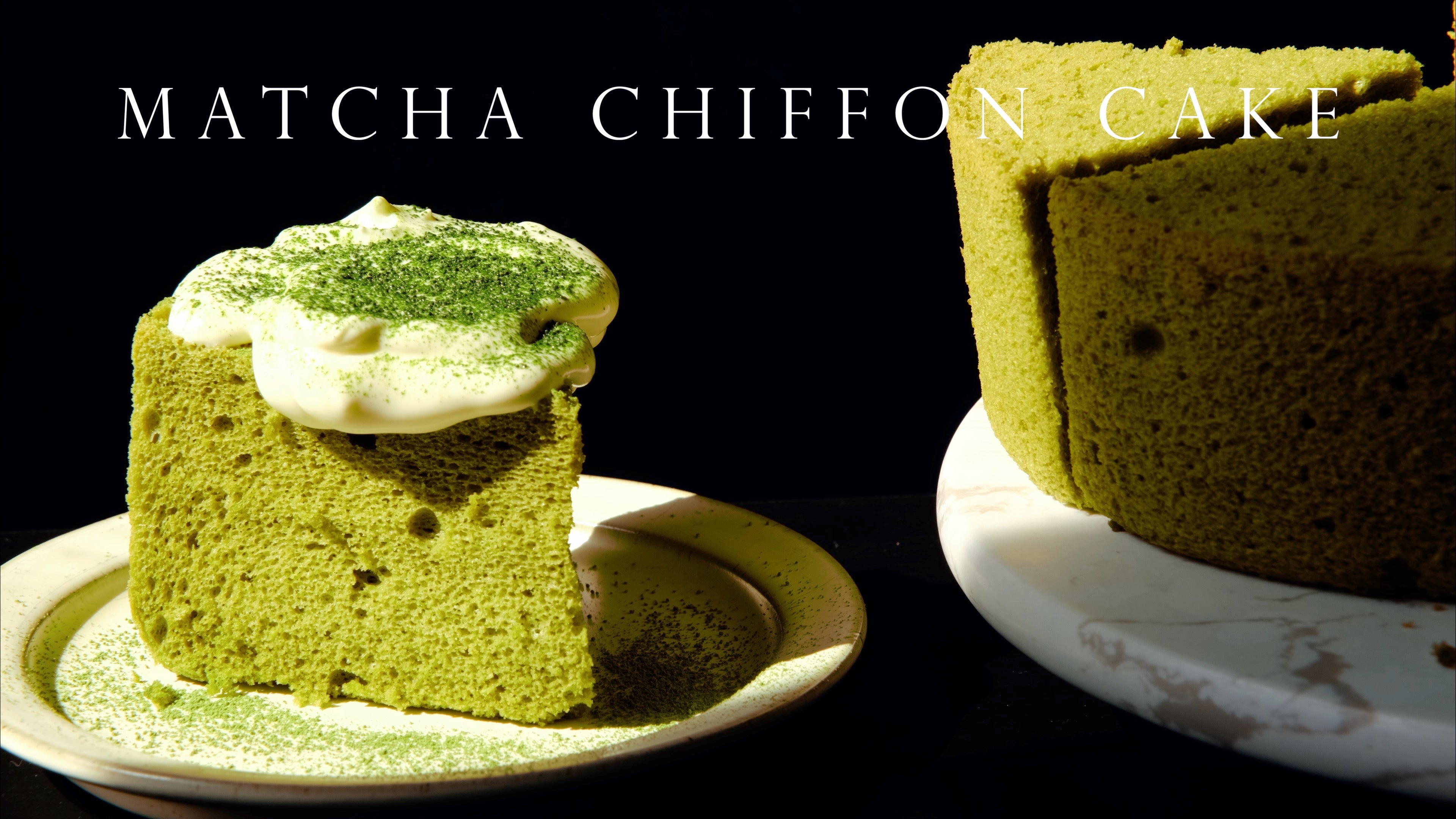 Matcha Chiffon Cake