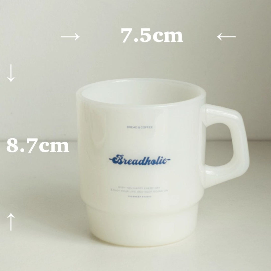 Vintage 1960s Milk Cup Stackable Mug - Breadholic