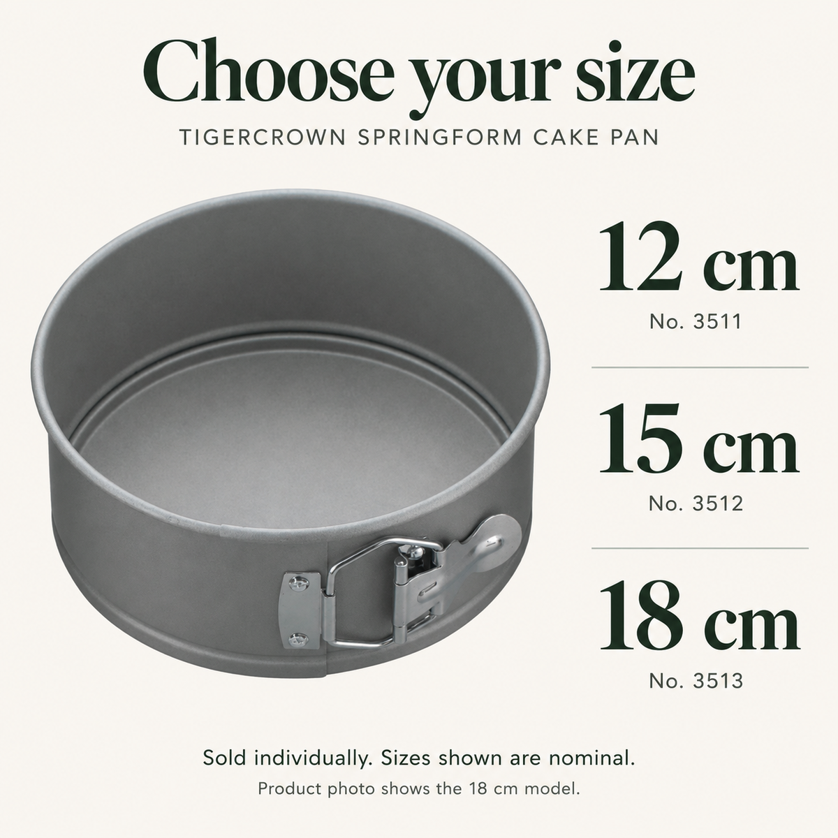 TIGERCROWN Non-Stick Springform Cake Pan – Made in Japan