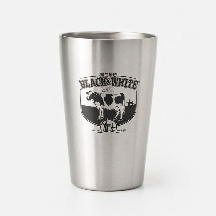 Hong Kong Cha Chaan Teng Stainless Steel Cup – Iced Milk Tea Tumbler