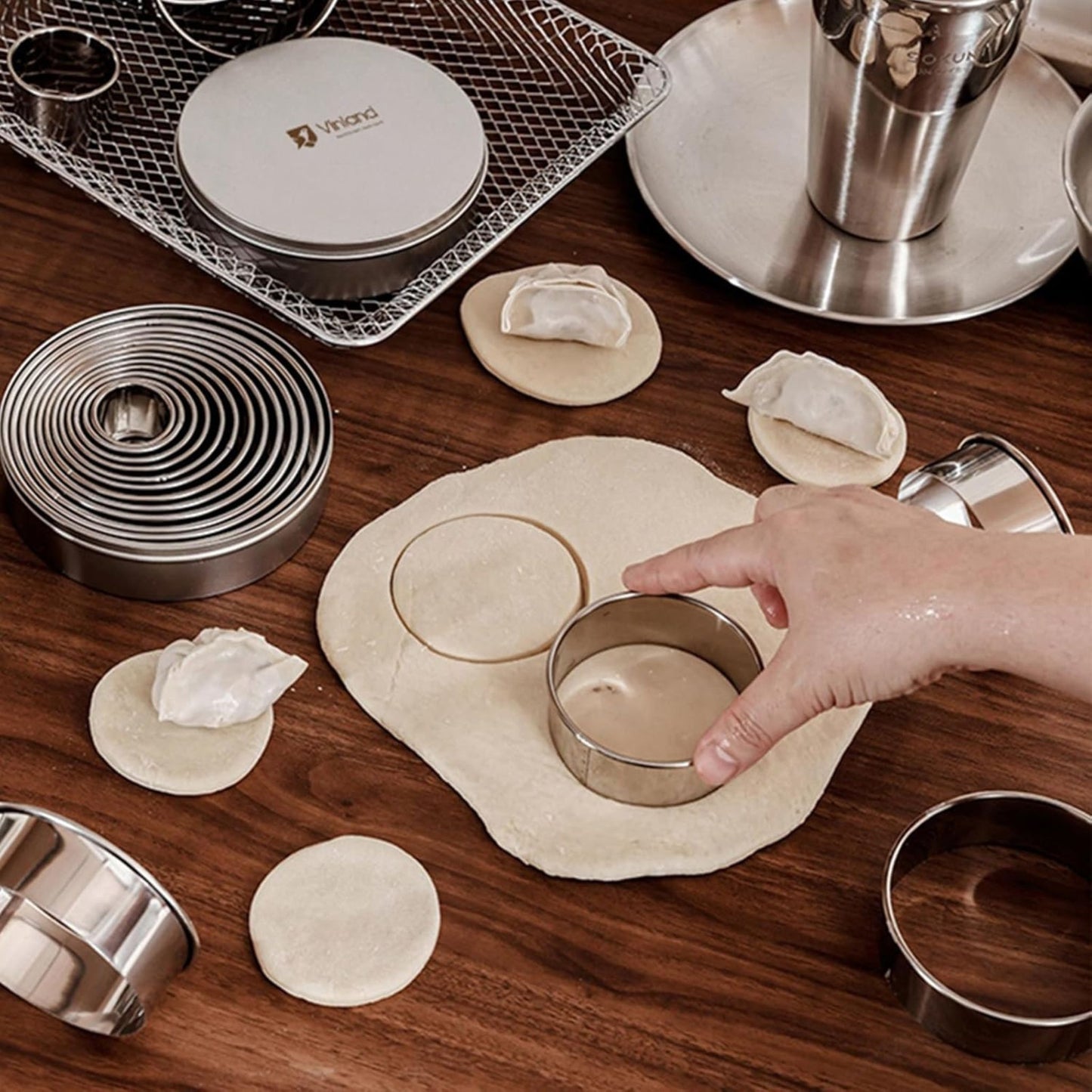 Stainless Steel Biscuit Cutter Set, alternate view 2