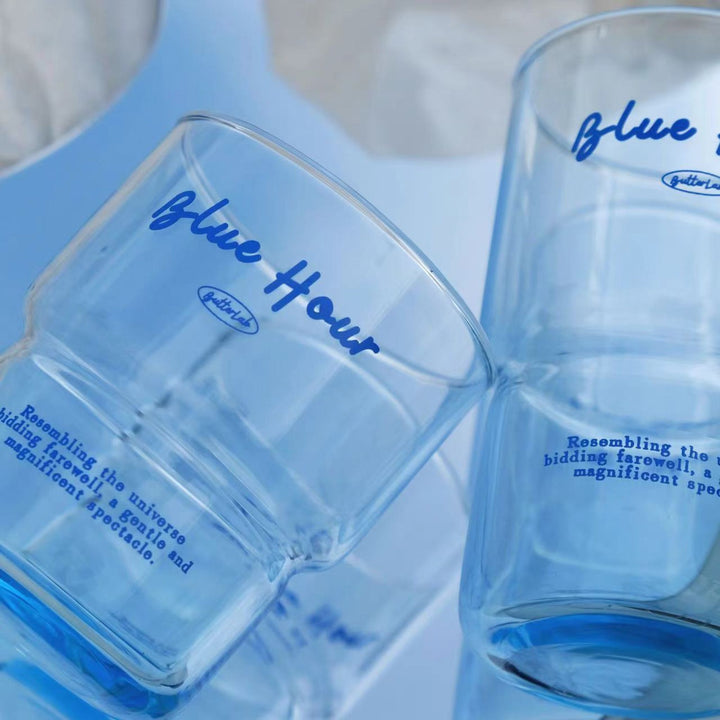 “Blue Hour” French Iced Tea Glass Tumbler
