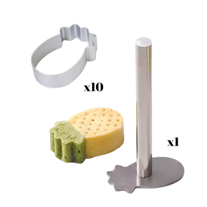 Taiwan Pineapple Cake Mold Set, alternate view 7