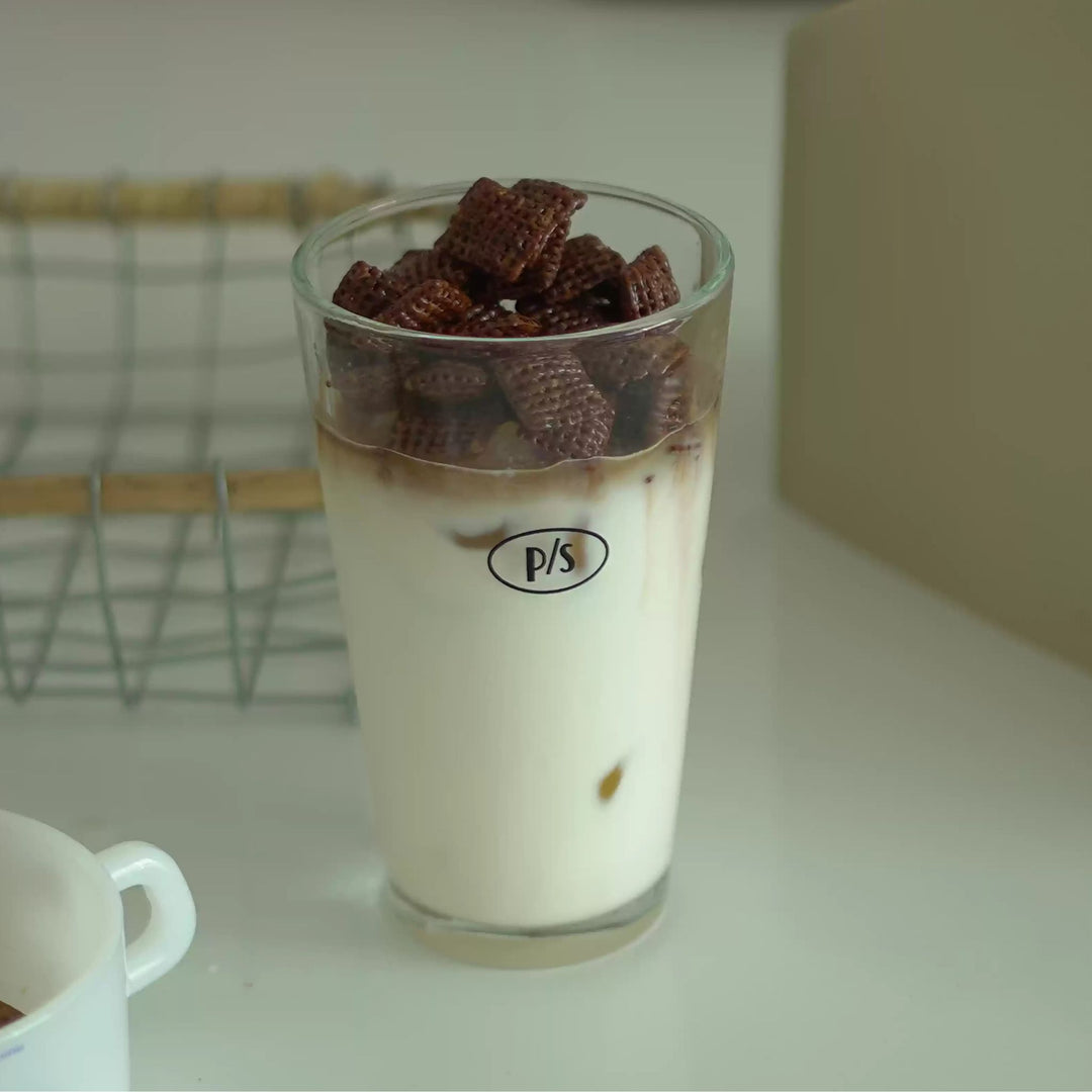 Minimalist Korean Style Coffee Glass Tumbler (Have A Coffee Day)
