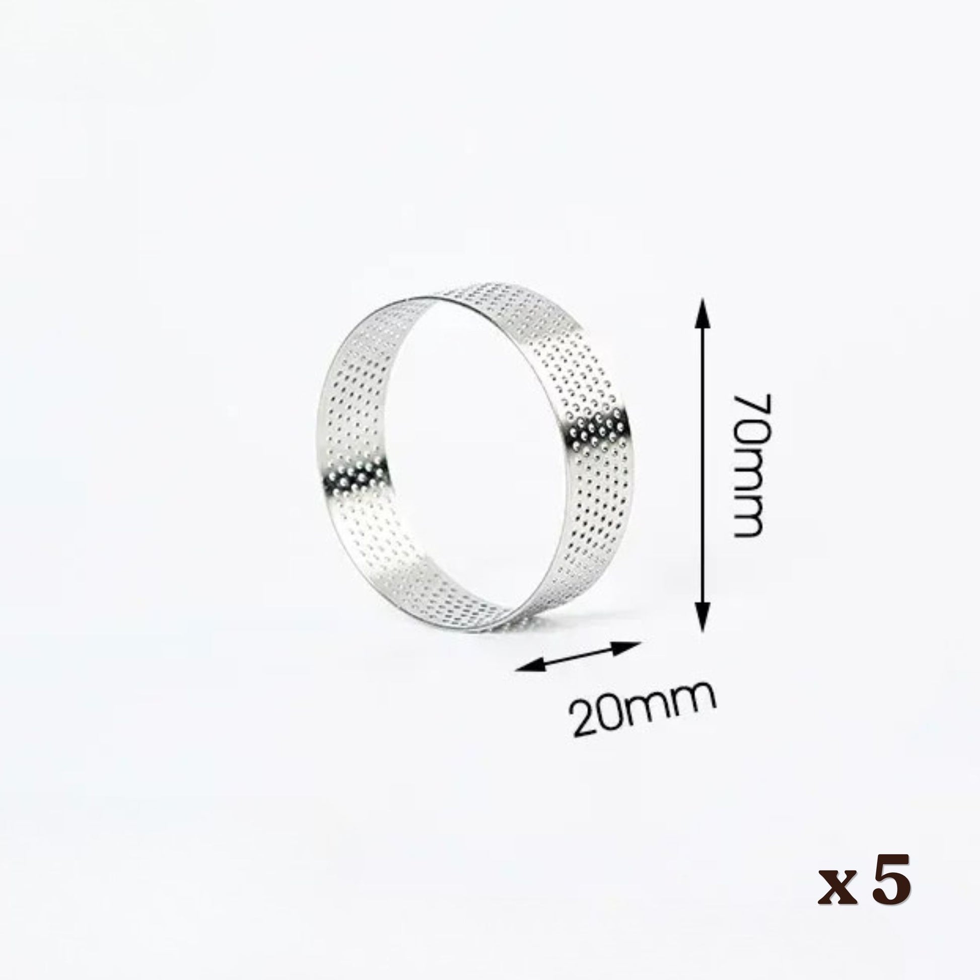Perforated Tart Rings, alternate view 7
