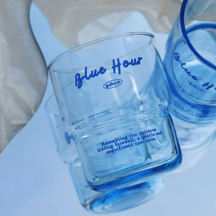 “Blue Hour” French Iced Tea Glass Tumbler