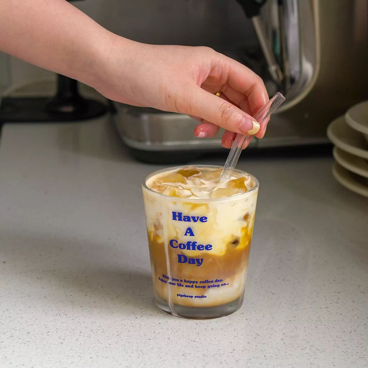 Coffee Travel Cup with Straw (Have A Coffee Day)