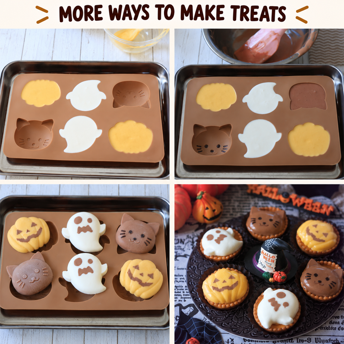 Halloween Silicone Cake Mould – 6 Cavities