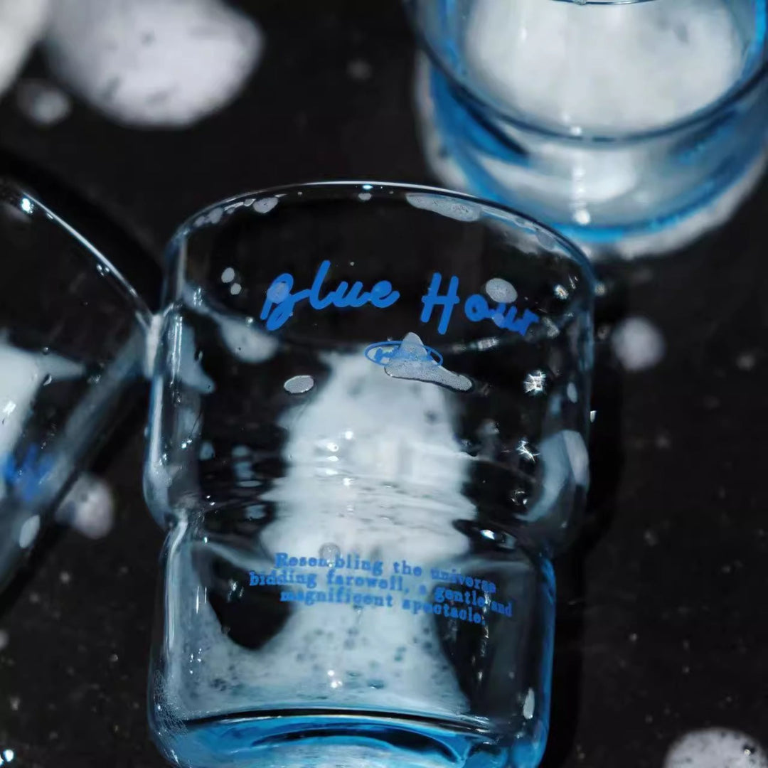 “Blue Hour” French Iced Tea Glass Tumbler