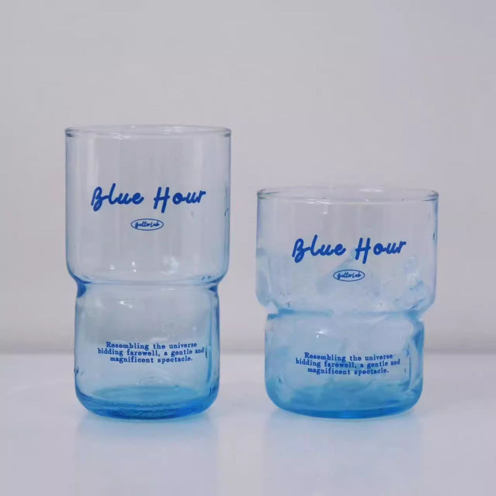“Blue Hour” French Iced Tea Glass Tumbler