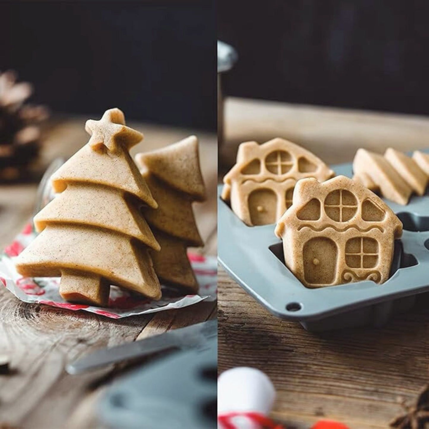 Christmas Silicone Cake Molds, alternate view 6