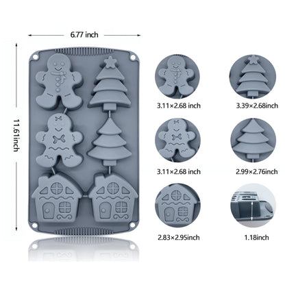 Christmas Silicone Cake Molds, alternate view 7