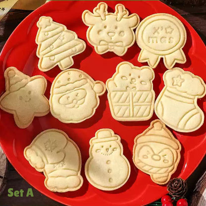 クリスマス・ジンジャーブレッドクッキースタンプセット（別角度3）