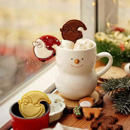カップ縁用クリスマスクッキーカッター（別角度3）