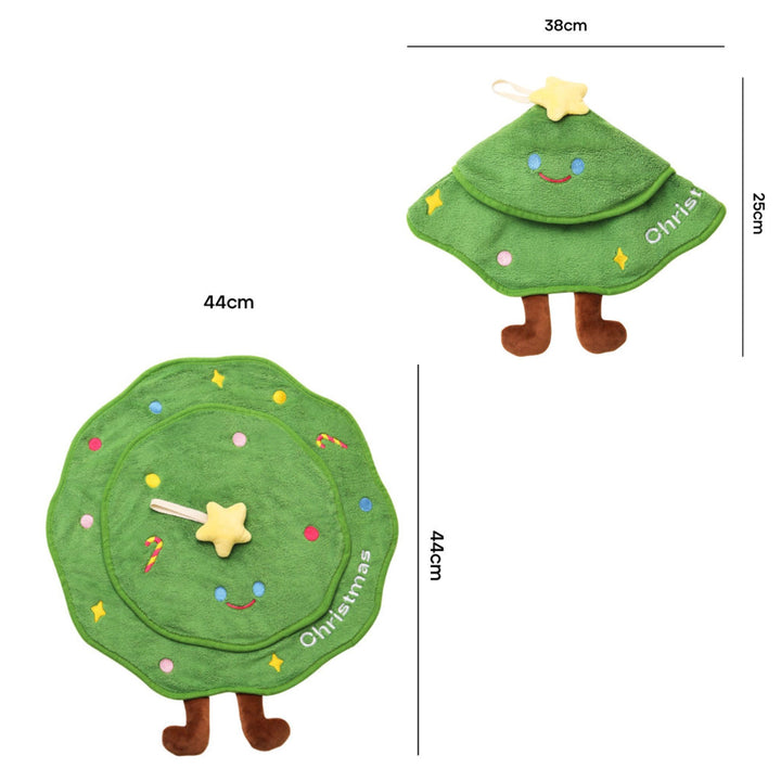聖誕樹造型手巾