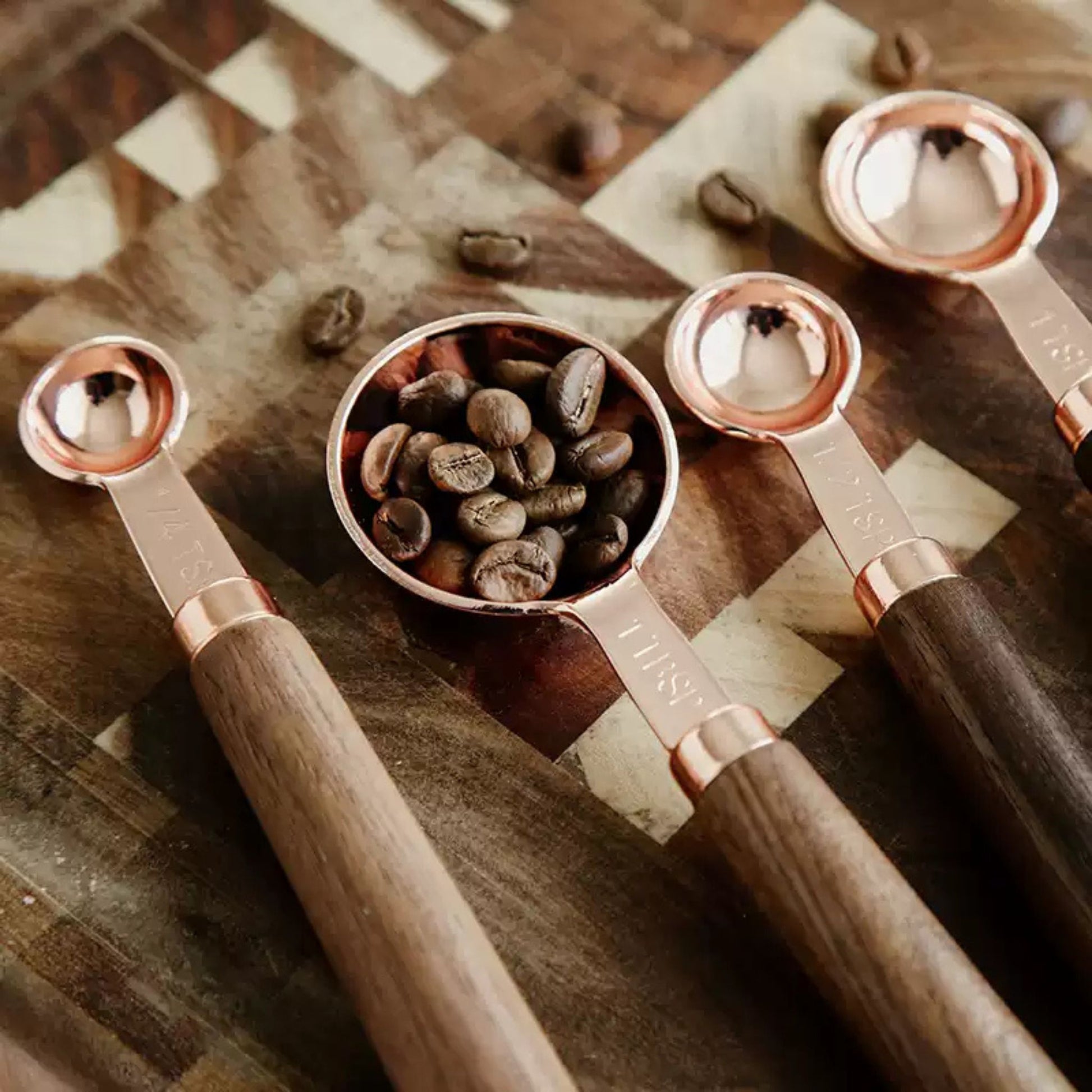 Copper Measuring Cups & Spoons, alternate view 8