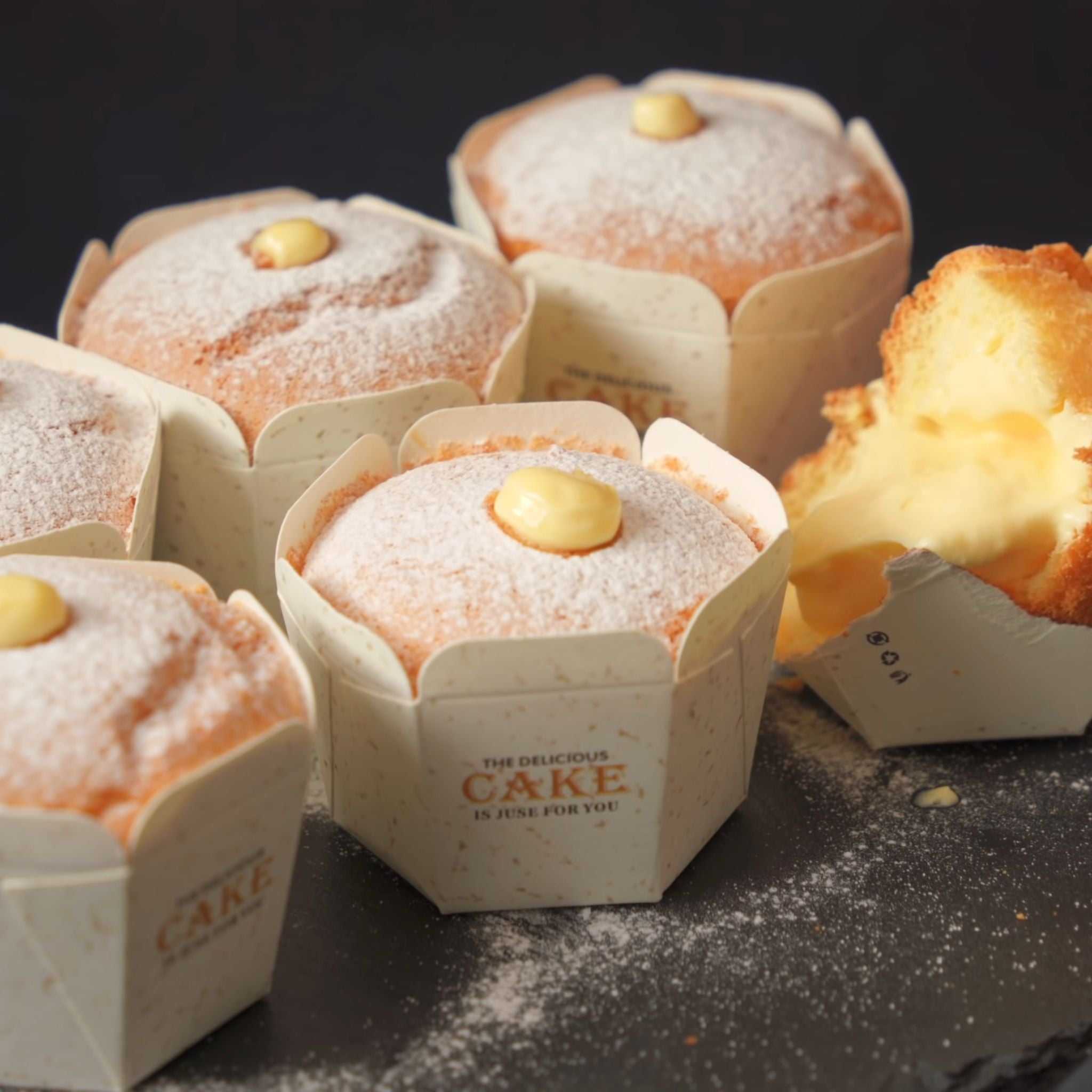 Mini Lava Chiffon Baking Cups | MolalaCook