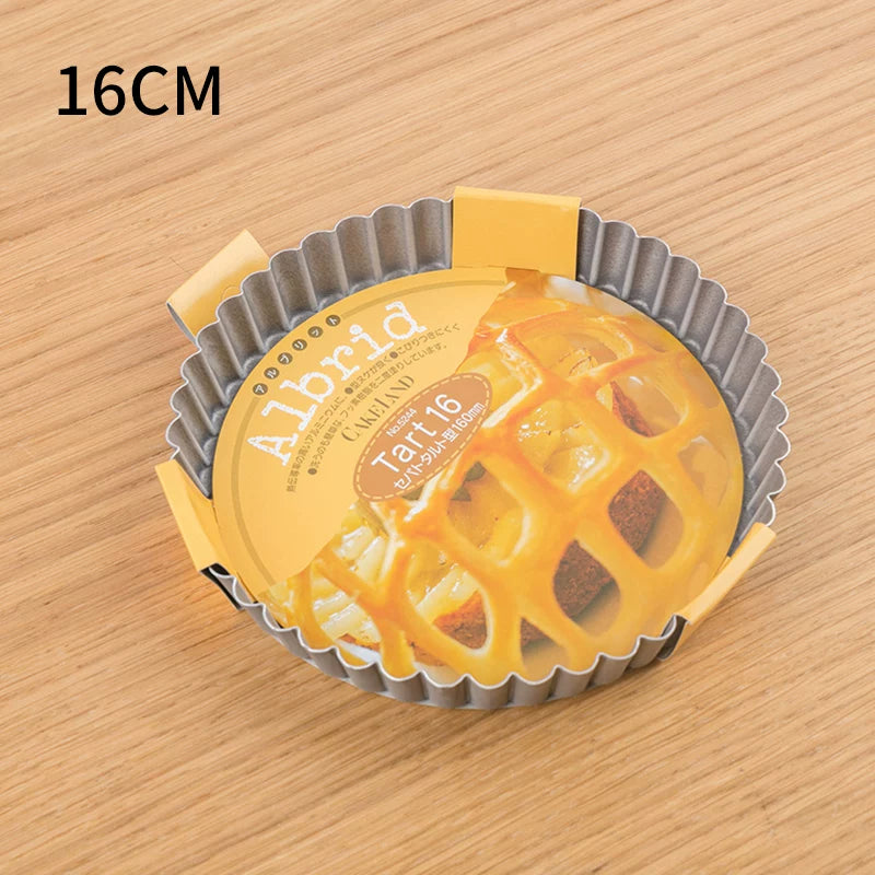 TIGERCROWN CakeLand Nonstick Removable-Base Tart Pan
