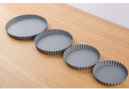 TIGERCROWN CakeLand Nonstick Removable-Base Tart Pan