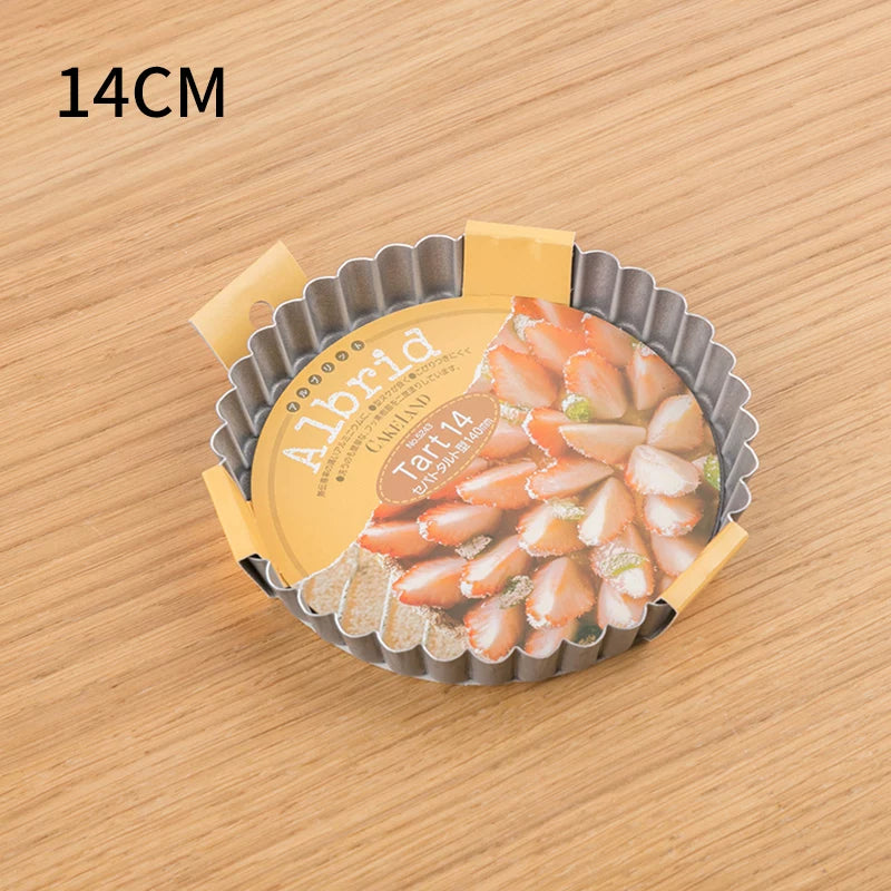 TIGERCROWN CakeLand Nonstick Removable-Base Tart Pan