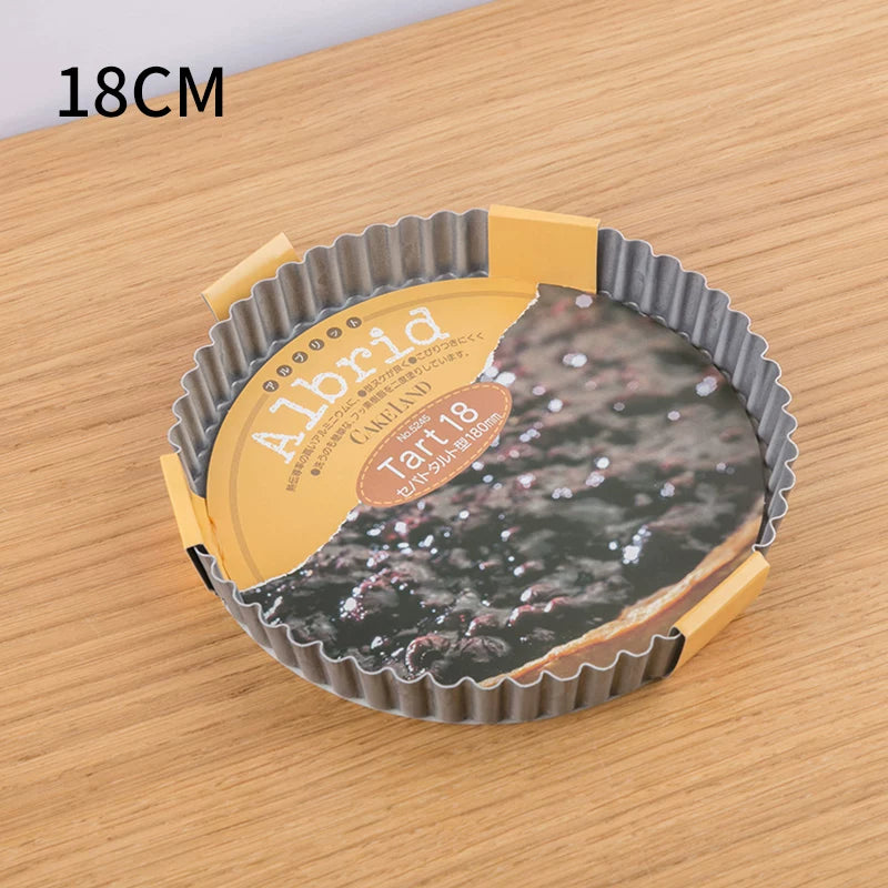TIGERCROWN CakeLand Nonstick Removable-Base Tart Pan