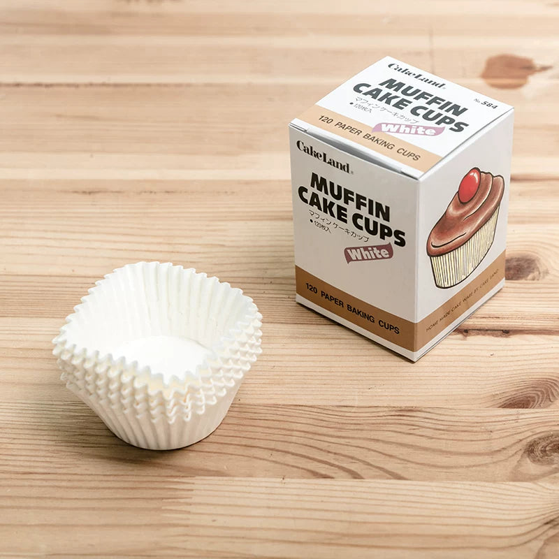 TIGERCROWN CakeLand Muffin Paper Liners, 120 Pack