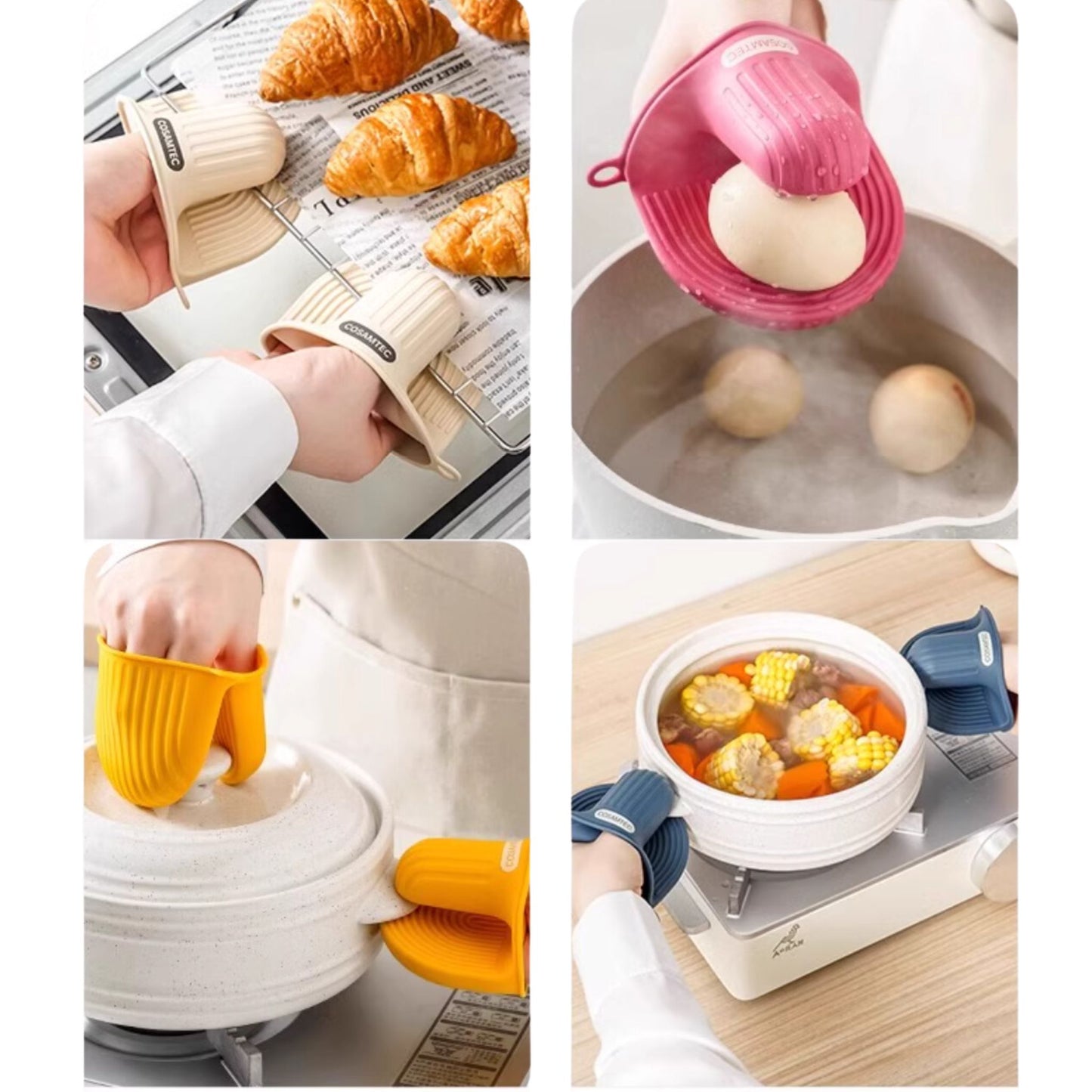 Mini Silicone Oven Mitts, alternate view 3