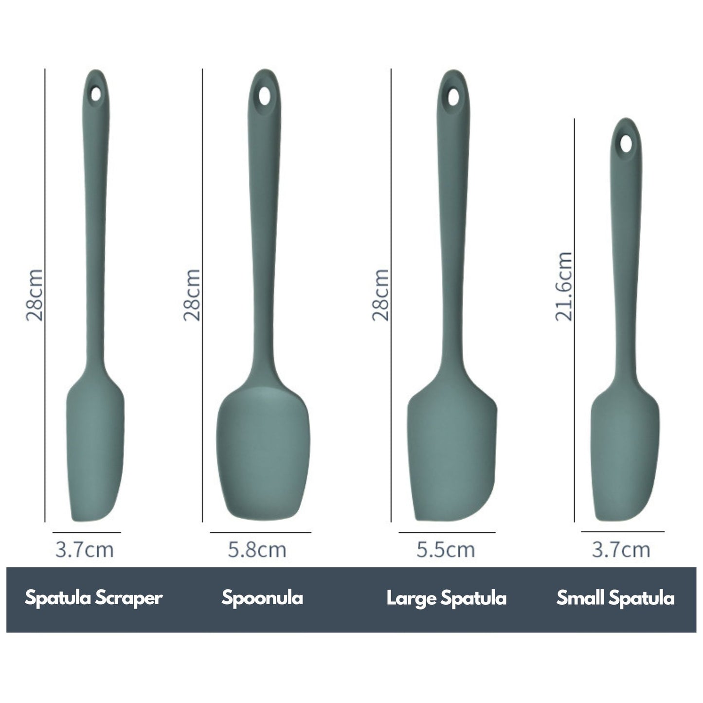 Silicone Spatula Set, alternate view 5