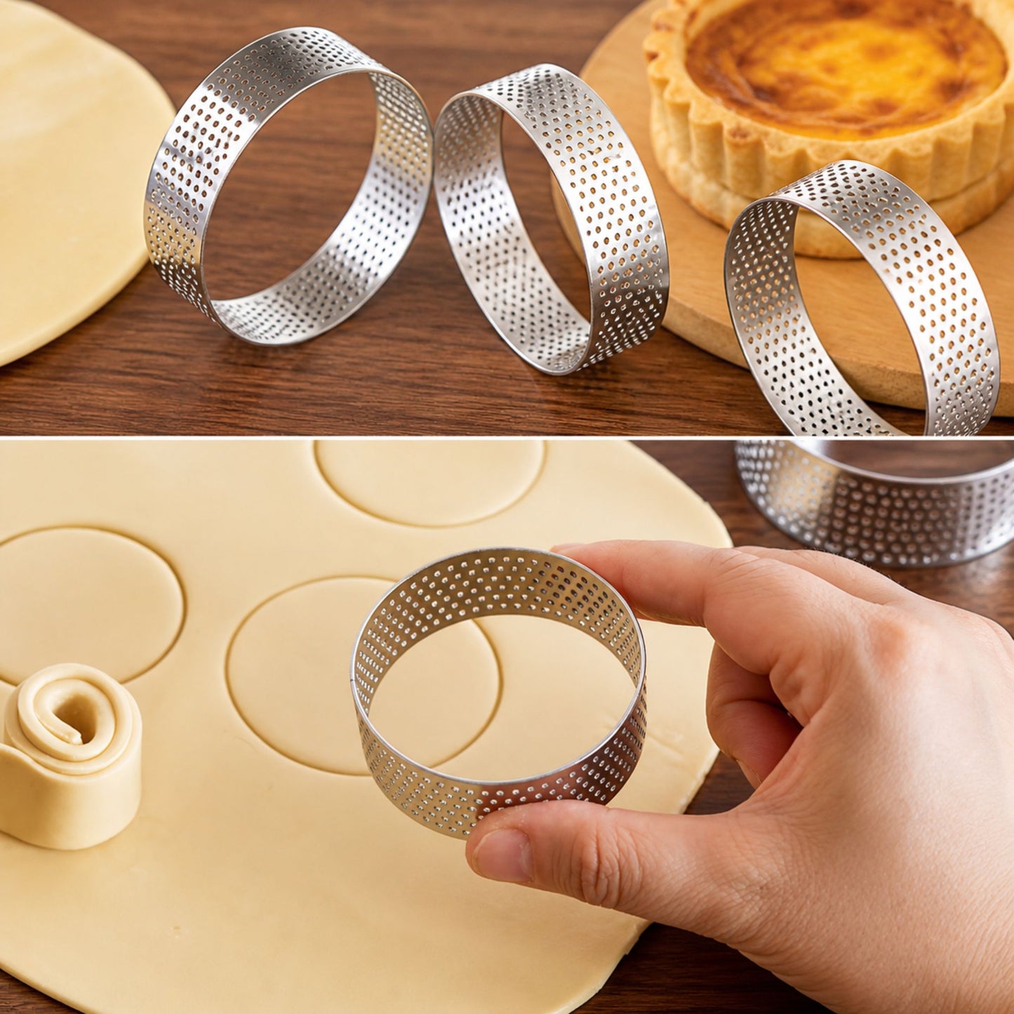 Perforated Tart Rings