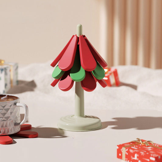 Christmas Tree Silicone Trivets