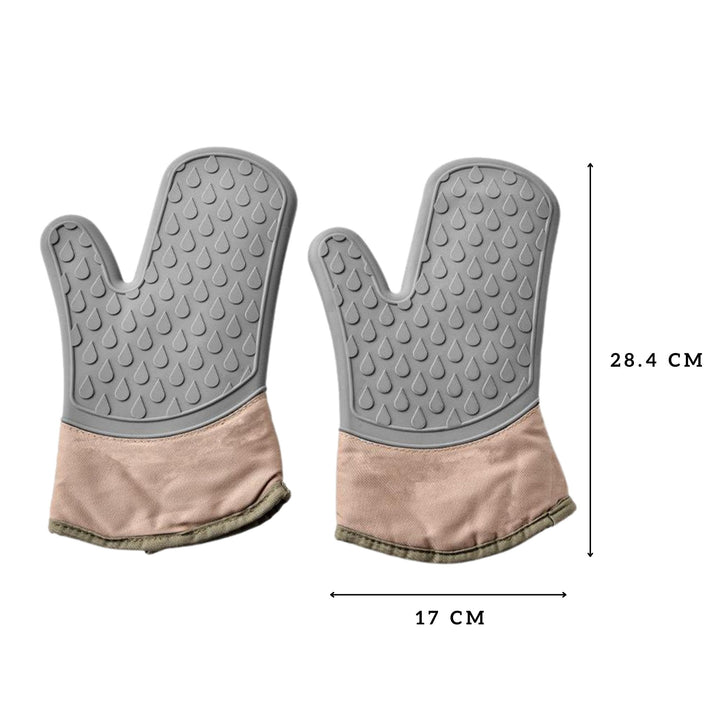 Silicone Oven Mitts and Pot Holder