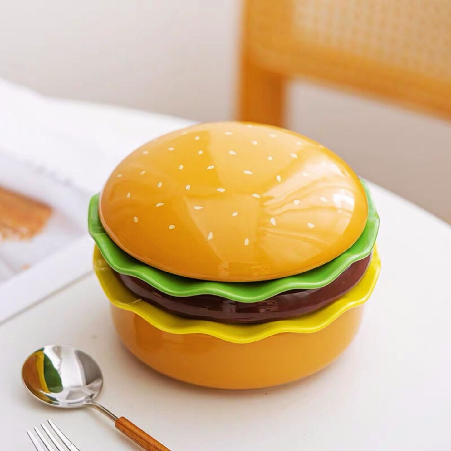 Hamburger Ceramic Dinnerware Set