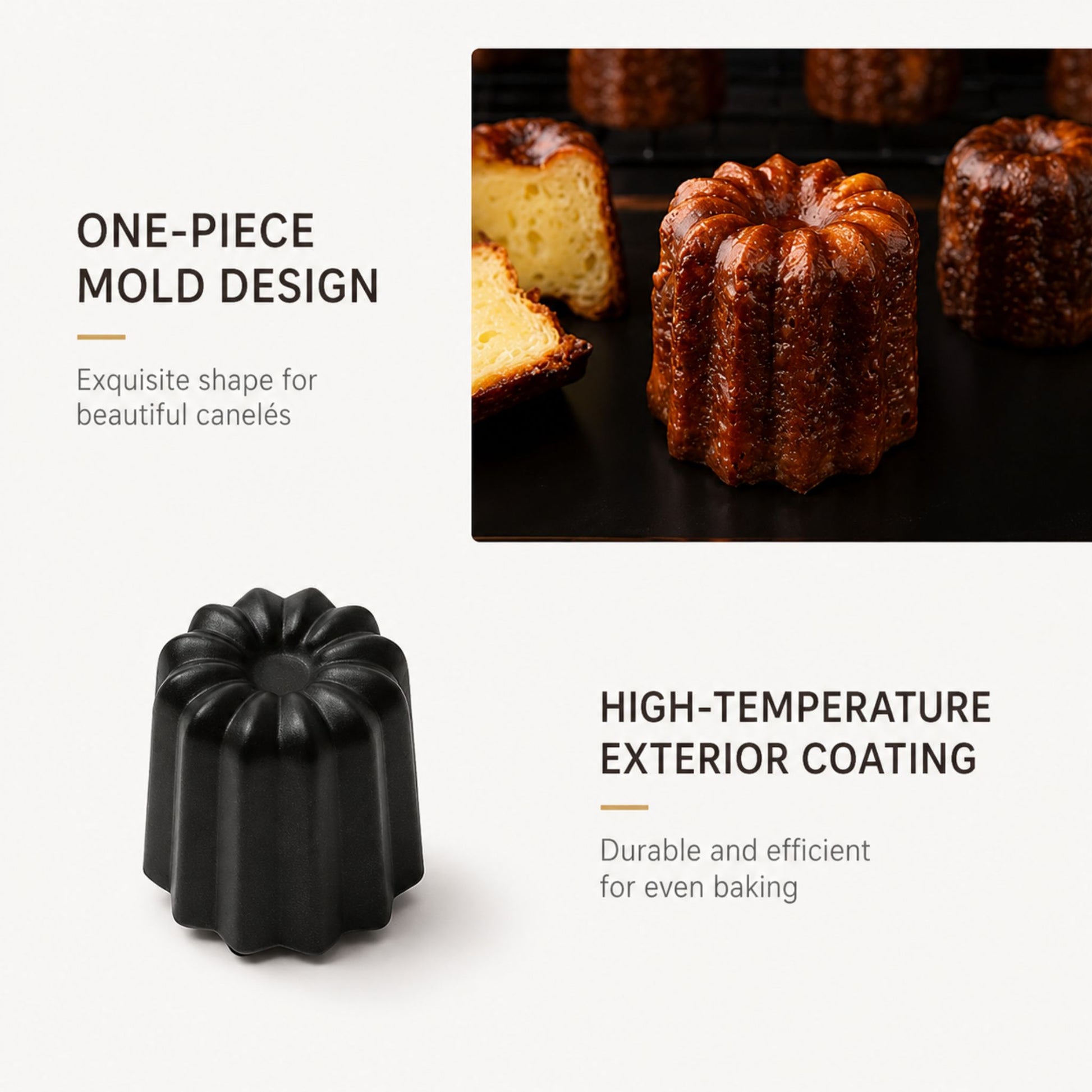 Classic Canelé Molds, alternate view 6