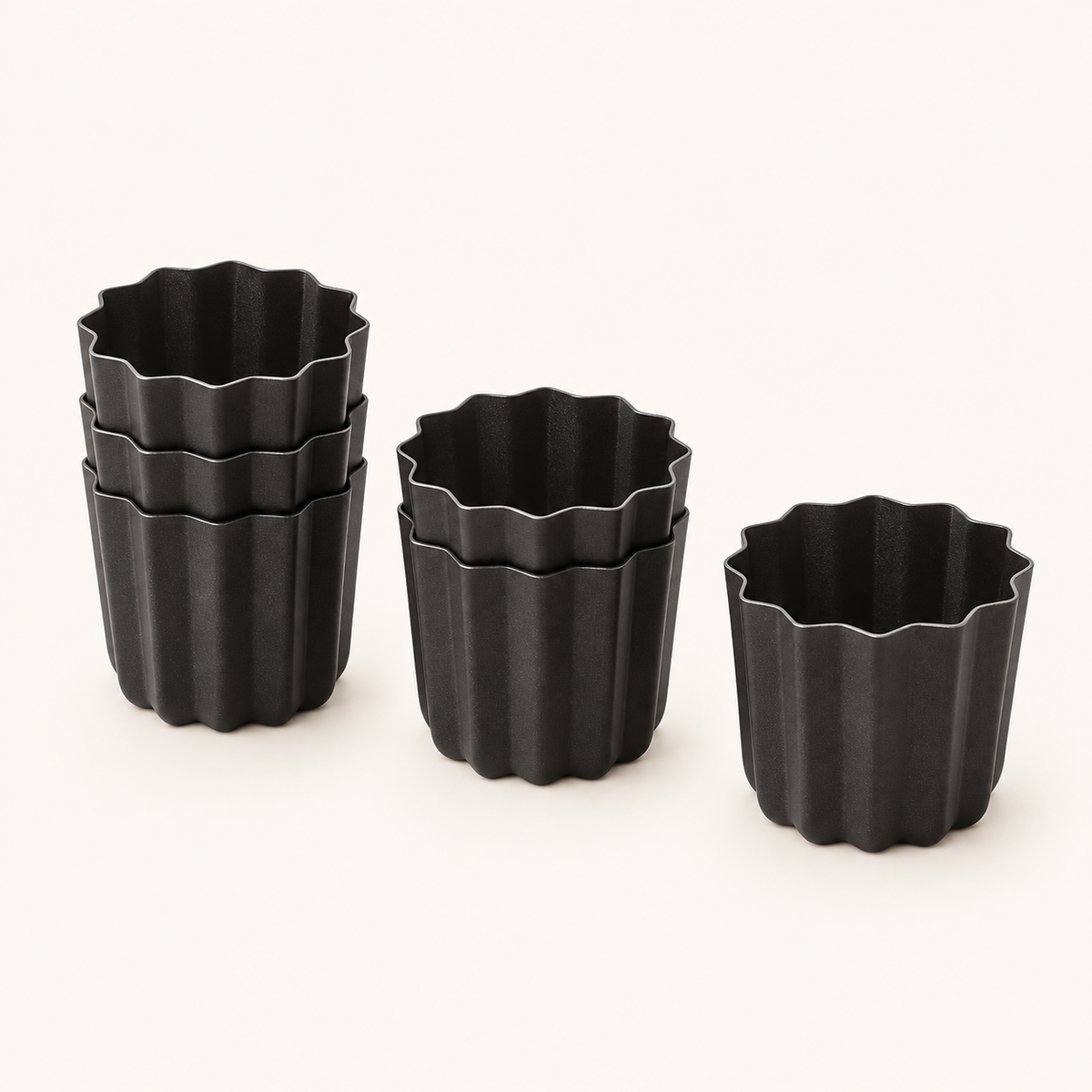 Classic Canelé Molds (5.5 cm, Set of 6)